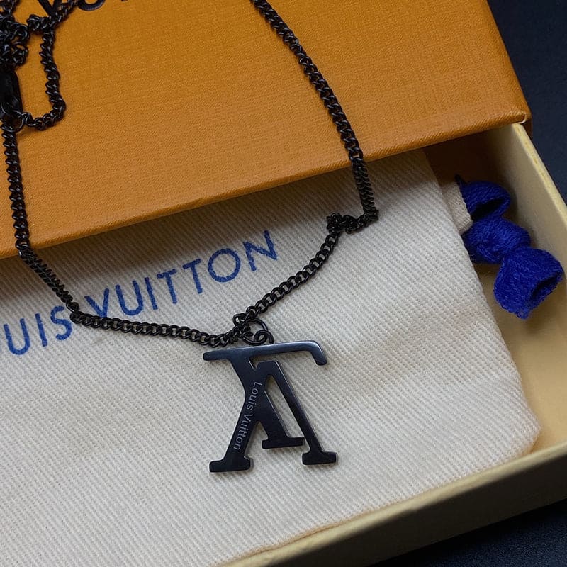 18K Louis Vuitton Upside Down Necklace