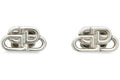 Balenciaga BB XS Stud Earrings Silver
