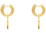 Balenciaga x adidas Trefoil Earrings Gold