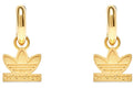 Balenciaga x adidas Trefoil Earrings Gold