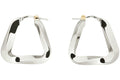 Bottega Veneta Essentials Hoop Earrings Silver