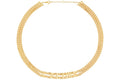 Celine Necklace In Brass with Gold Finish Gourmette Gold
