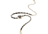 Chanel Metal/Calfskin Choker Necklace Gold/Black