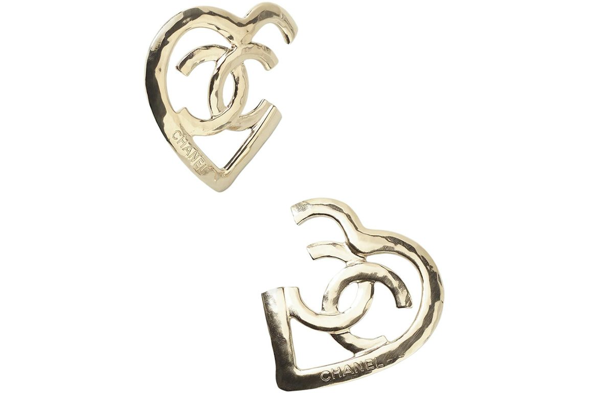 Chanel Metal Earrings Gold