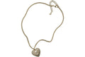 Chanel Metal Necklace AB9385 Gold/White