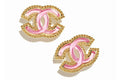 Chanel Stud Earrings Gold/Pink (ABD128 B16089 NW208)