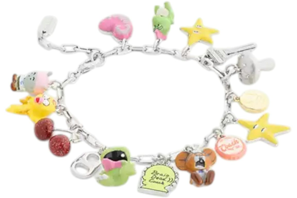 Coach x Brain Dead Charm Bracelet Silver