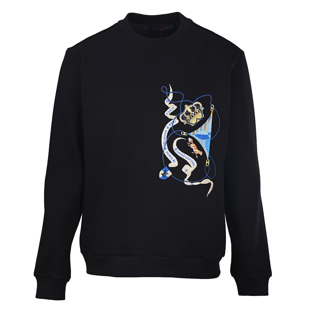 Louis Vuitton Monogram Jacquard Cotton Sweatshirt