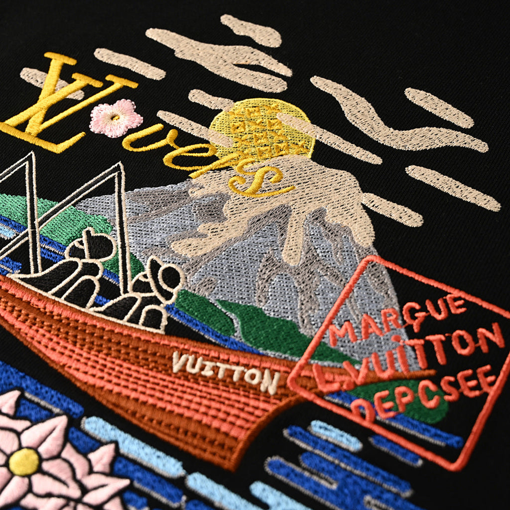 Louis Vuitton Monogram Jacquard Cotton Sweatshirt
