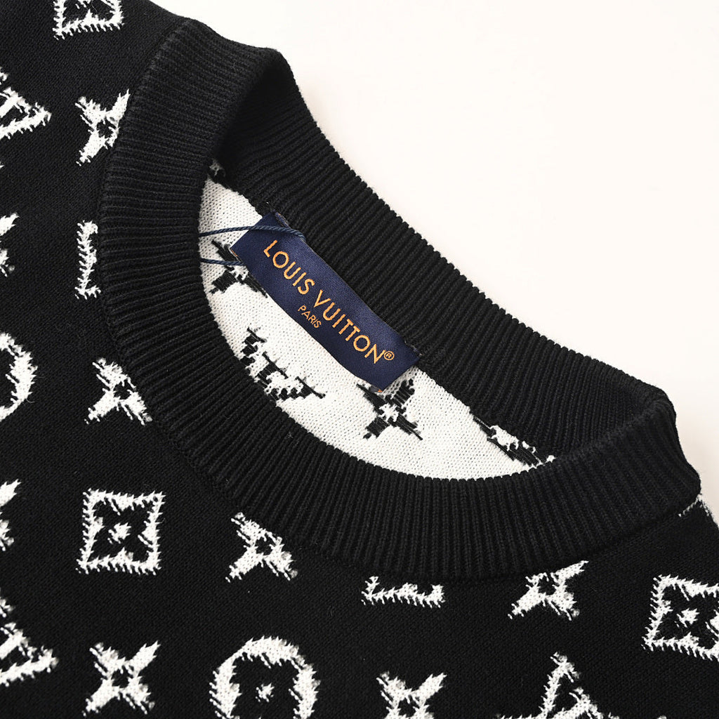 Louis Vuitton Monogram Jacquard Cotton Sweatshirt