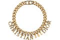 Dior x ERL Necklace Antique Gold-Finish Brass