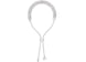 Dior x ERL Necklace Silver-Finish Brass and White Crystals