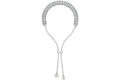Dior x ERL Necklace Silver-Finish Brass and White Crystals