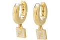 Fendi by Marc Jacobs Forever Fendi Earrings Gold-Colored Hoop Earrings