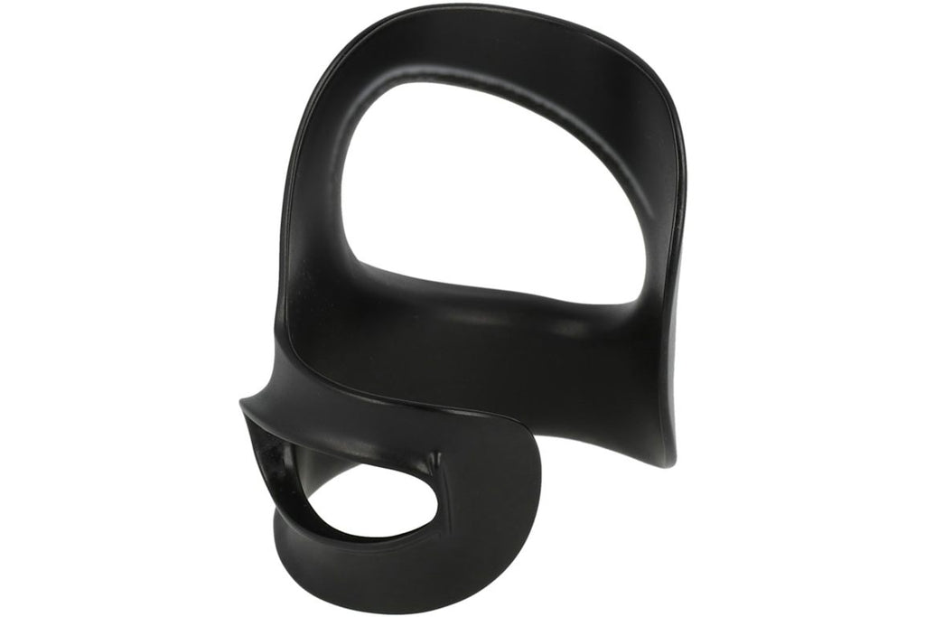 Ferragamo Small Sculptural Cutout Bracelet Black
