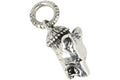 Gucci Anger Forest Wolf Head Charm Silver