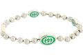 Gucci Interlocking G Boule Chain Bracelet Silver