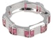 Gucci Link to Love Rubellite Ring Silver