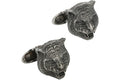 Gucci Tiger Sterling Silver Cufflinks Silver