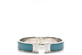 Hermes Bracelet Narrow Clic Clac H Enamel PM Petrole
