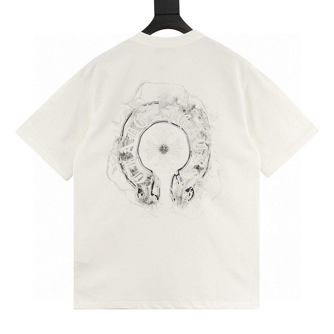 Chrome Hearts Front & Back Horseshoe T-Shirt