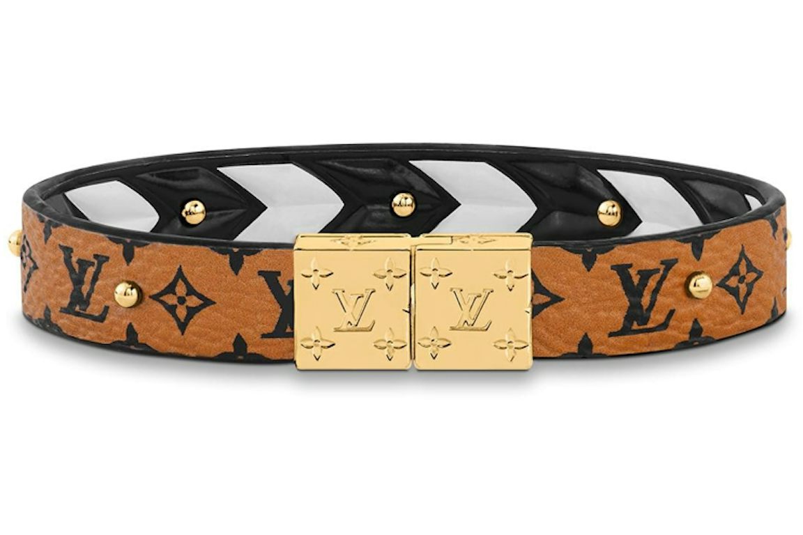 Louis Vuitton Crafty Reversible Bracelet Caramel/Cream