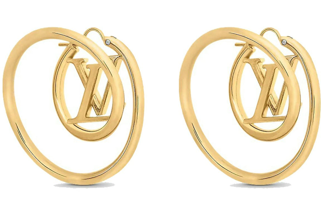 Louis Vuitton LV Spiral Earrings Gold