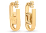 Louis Vuitton My LV Chain Earrings Brass