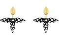 Louis Vuitton x Yayoi Kusama Louisette Infinity Dots Earrings Black/White