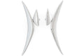 Mugler H&M Boomerang Earrings Silver-colored