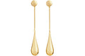Mugler H&M Teardrop Earrings Gold-colored