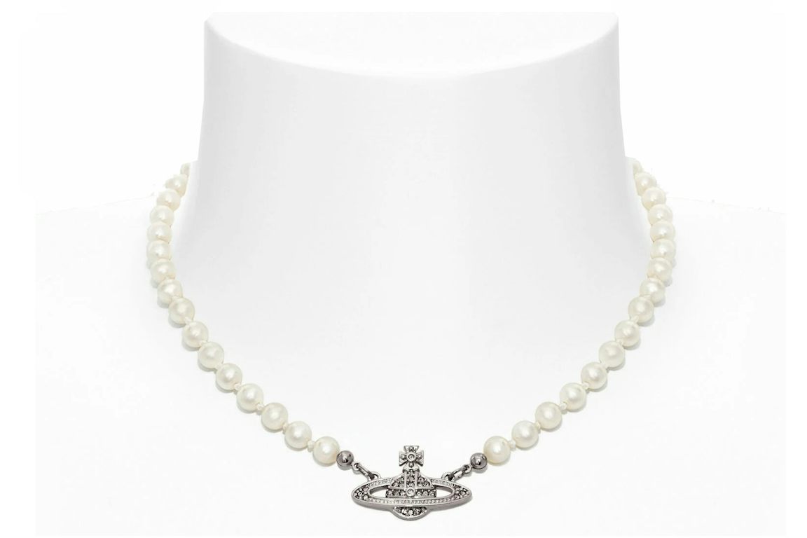 Vivienne Westwood Choker Mini Bas Relief Silver