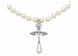 Vivienne Westwood Choker One Row Pearl Drop Silver