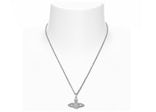 Vivienne Westwood Necklace Mini Bas Relief Pendant Silver