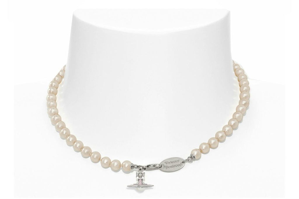 Vivienne Westwood Necklace Simonetta Pearl Silver