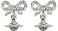 Vivienne Westwood Women's Octavie Earrings Platinum/White/Clear CZ