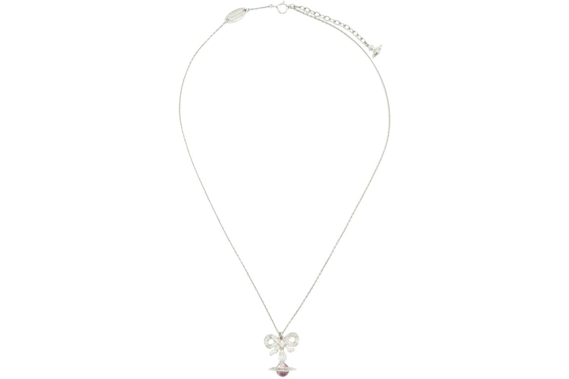 Vivienne Westwood Women's Octavie Pendant Platinum/Pink/Pink CZ
