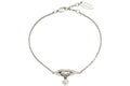 Vivienne Westwood Women's Pina Bas Relief Bracelet Platinum/Crystal