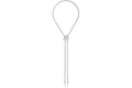 Vivienne Westwood Women's SM Bolo Tie Platinum/White Crystal