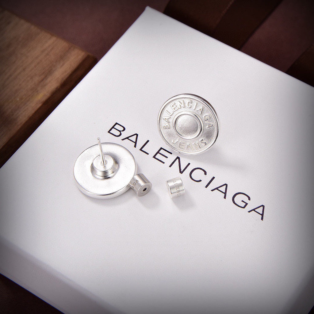 18K Balenciaga Cirle Earrings