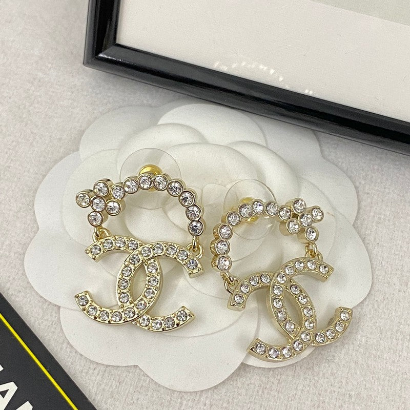 18K  Chanel Diamond Earrings