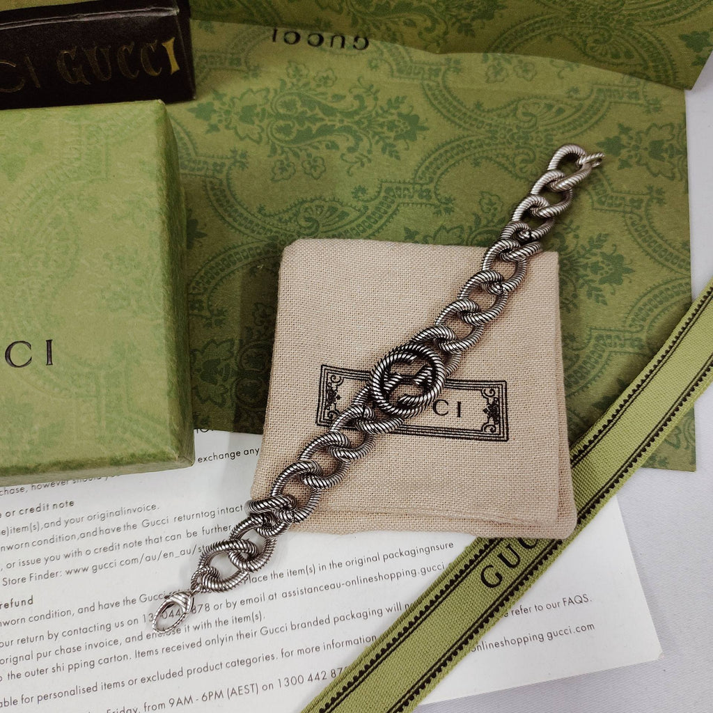 Double Gucci Interlocking Gucci Bracelet