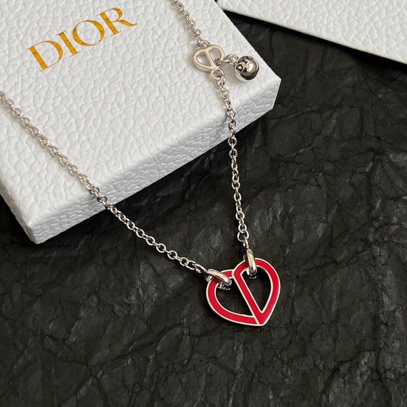 18K Dior Heart Necklace
