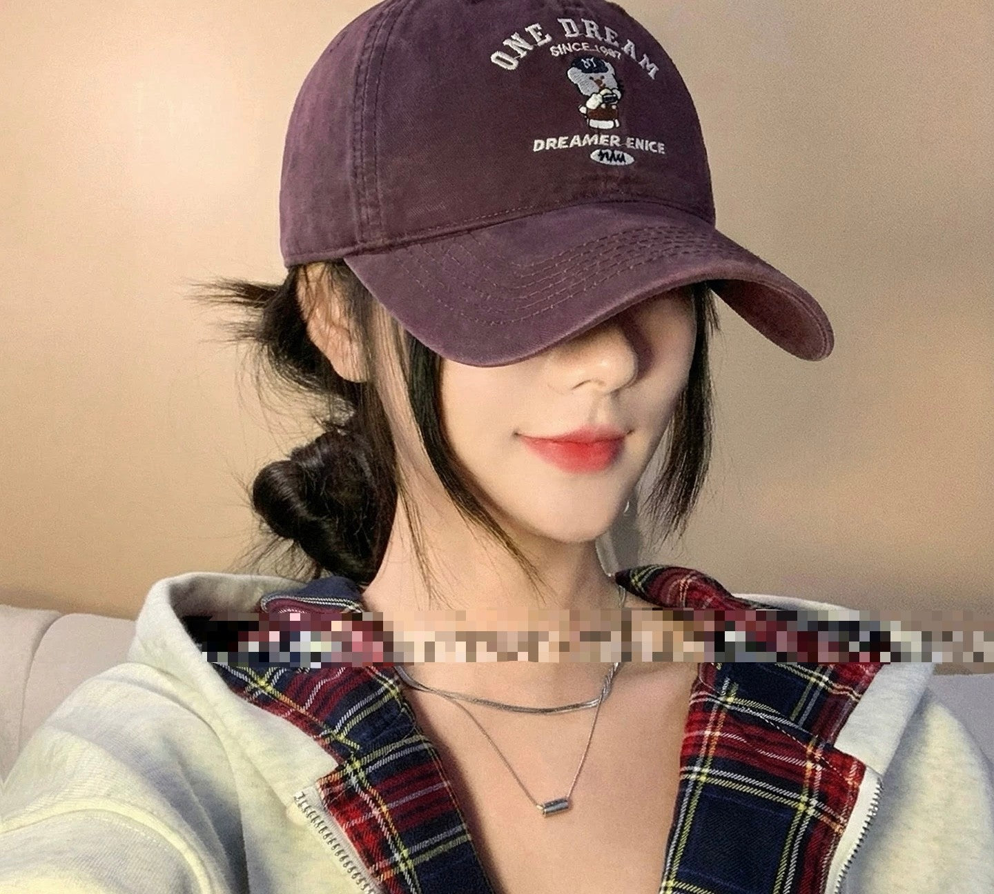 Embroidered Bear Baseball Cap