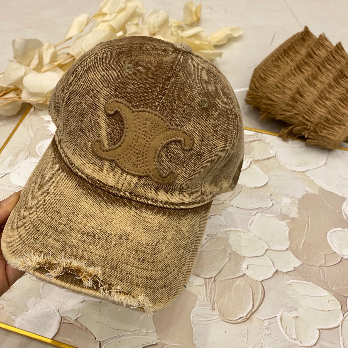 Celine Baseball Cap Wash Baseball Cap